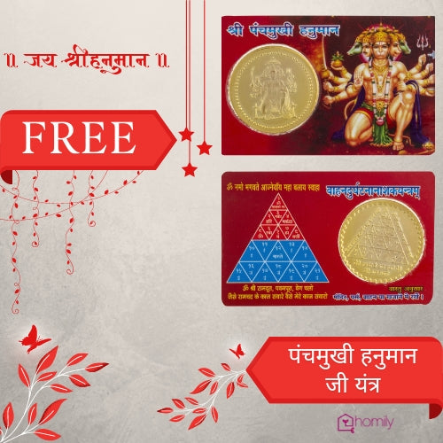 LootLabh- Large Panchmukhi Hanuman Ji for Main Door(10 Inches)